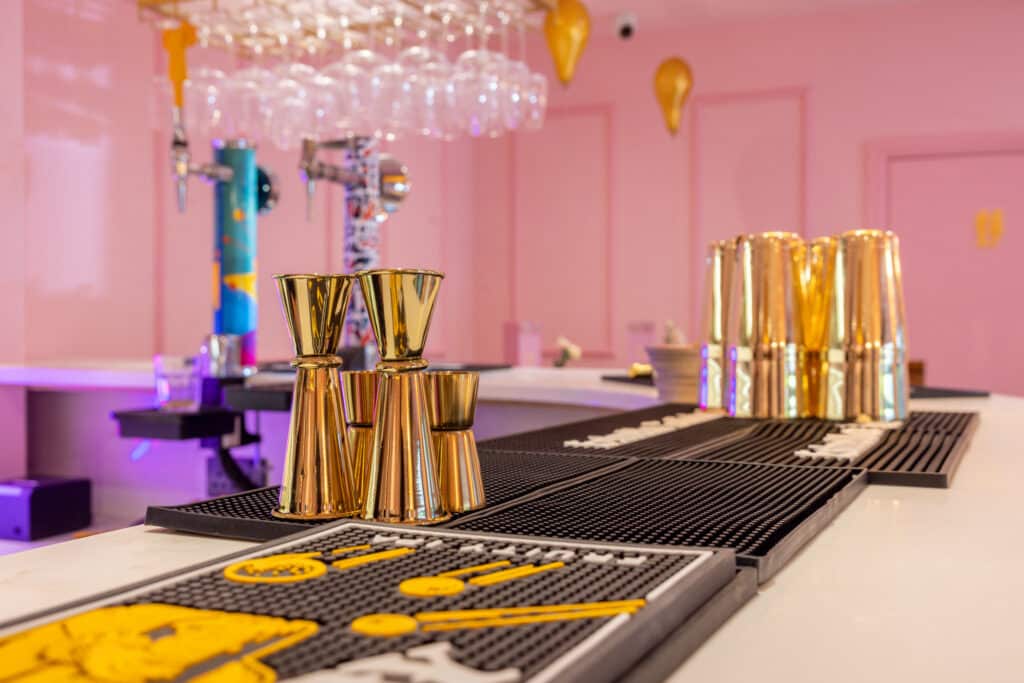 Cocktail bar at Darcy's Apsley